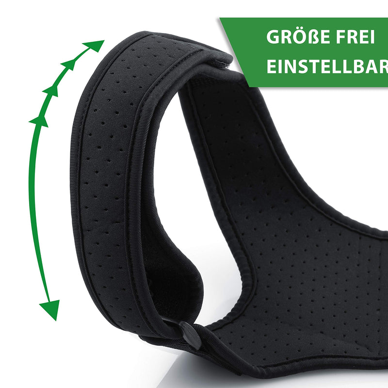 Winner 2020 Vitalfabrik Back Support Straight Holder For Posture Correction, Shoulder Strap, Back Stabilizer, Back Pain, Posture Correction, Back Women, Posture Correction, Back Men, Back Straightener, Men, Black, M - NewNest Australia