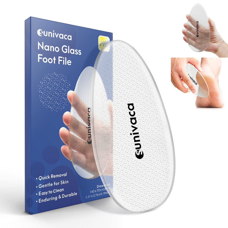 Sunivaca Nano Glass Callus Remover - Soft And Smooth Feet Professional Foot Care, Callus Removal Wet & Dry - Callus File For Velvety Soft Baby Feet Safe & Quick - NewNest Australia