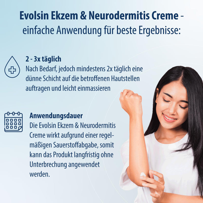 COMPARISON WINNER: Evolsin® Eczema & Neurodermatitis Cream I WITHOUT CORTISONE I Lotion, ointment for irritated, dry, itchy and irritated skin I Heals & relieves itching I clinically tested - NewNest Australia
