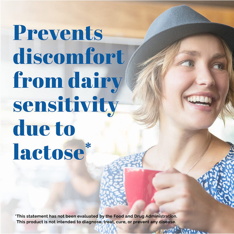 Lactaid Original Strength Lactose Intolerance Relief Caplets with Natural Lactase Enzyme, Dietary Supplement to Help Prevent Gas, Bloating & Diarrhea Due to Lactose Sensitivity, 120 ct - NewNest Australia