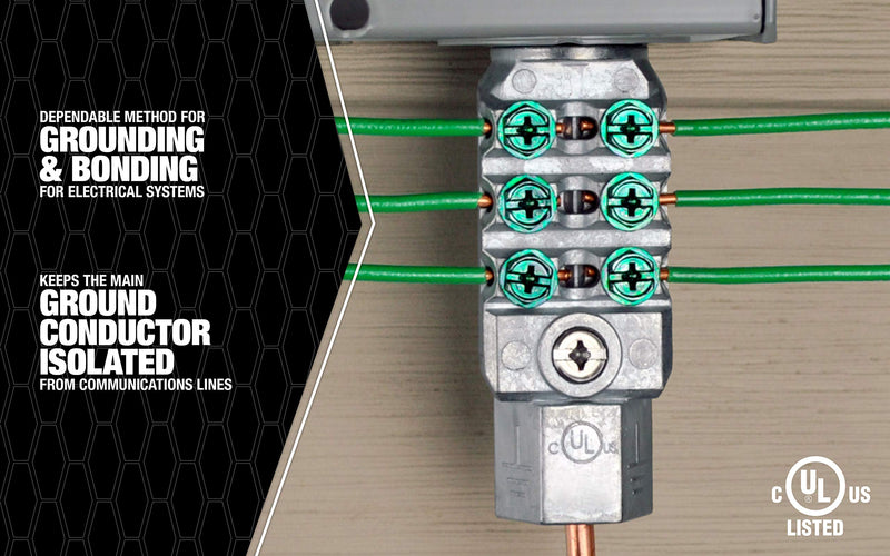 Madison Electric Products MEIBB Intersystem Bonding Bridge , Gray - NewNest Australia
