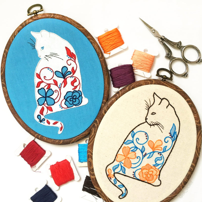 5Pcs Oval Embroidery Hoop - Imitation Wood Cross Stitch Hoop Frame Set, Display Embroidery Rings for Needlepoint Sewing Craft (5 Different Sizes) 5pcs oval hoops - NewNest Australia