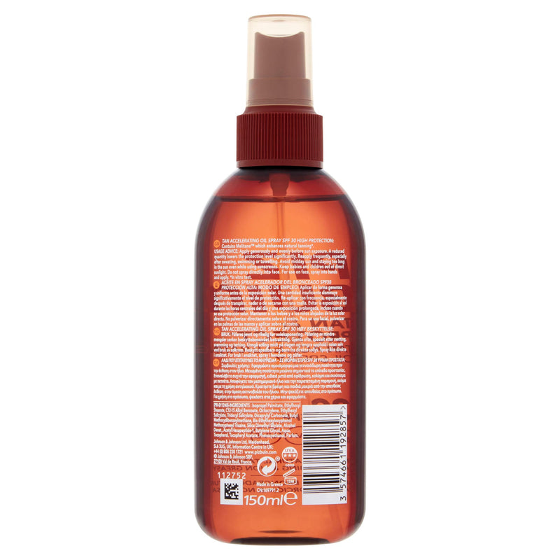 PIZ BUIN Tan & Protect – Tan Accelerating Oil Spray SPF 30 – 150 ml (Packaging May Vary) SPF 30 150 ml Oil Spray - NewNest Australia