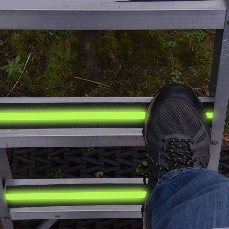 Anti Slip Tape |Grip & Friction Tape with Glow in The Dark Strip for Outside Steps, Walkways, Decks, Equipment, Wheelchair Ramps & More | Black, 2 in x 30 Ft 2 Inches x 30 Feet - NewNest Australia