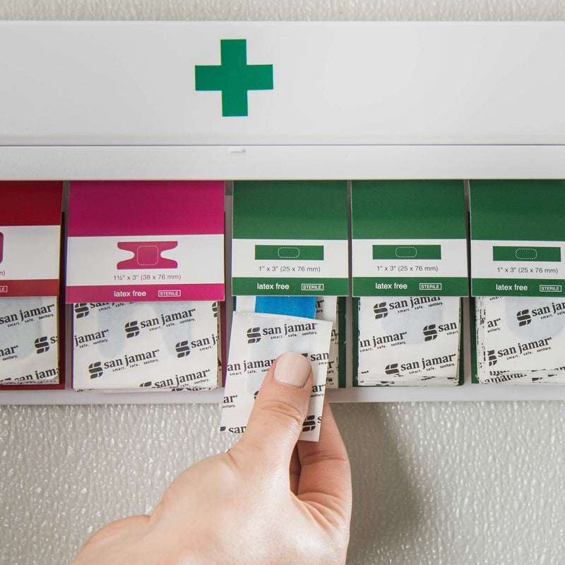 San Jamar MKBR901 Mani-Kare Bandage Dispenser Refill - Strip, Green - NewNest Australia