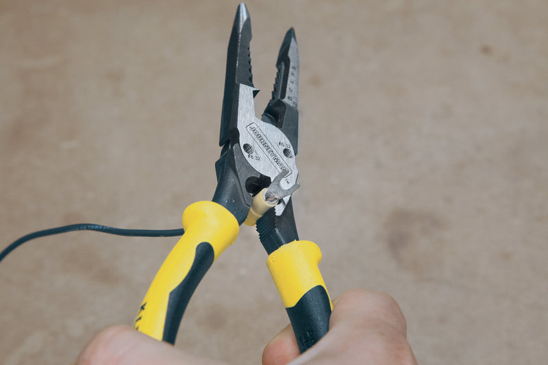 Klein Tools J207-8CR Needle Nose Pliers are All-Purpose Linesman Pliers for Crimping, Looping, Cutting, Stripping, Crimping, Shearing Crimper - NewNest Australia