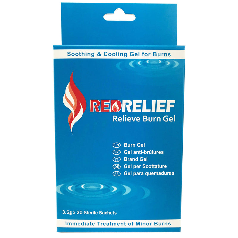 RedRelief Emergency Burn Gel 3.5G - Pack of 20 - NewNest Australia