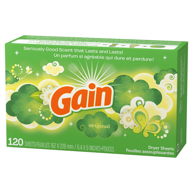 Gain Original Dryer Sheets, 120 Count - NewNest Australia