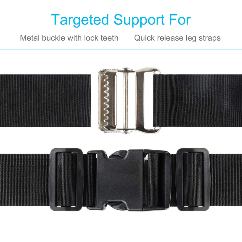 REAQER Gait Belt with Leg Loops Transfer Belt with Handles Metal Buckle Medical Nursing for Seniors, Handicap and Doctors Caretaker Physical Therapists Waist Size(30”-43”) - NewNest Australia