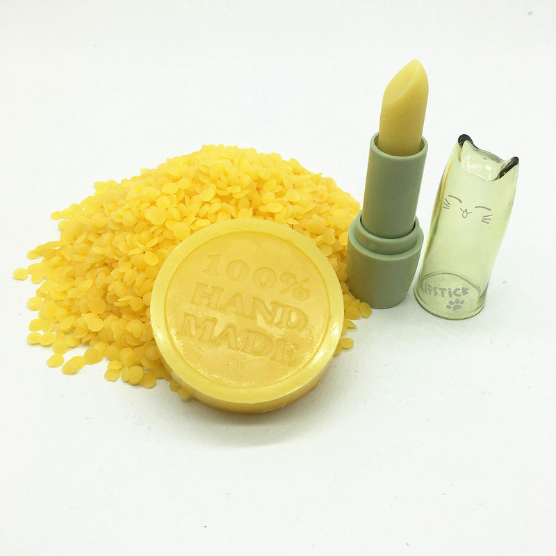 Beesworks Beeswax Pellets, Yellow, 1lb-Cosmetic Grade-Triple Filtered Beeswax (1) - NewNest Australia