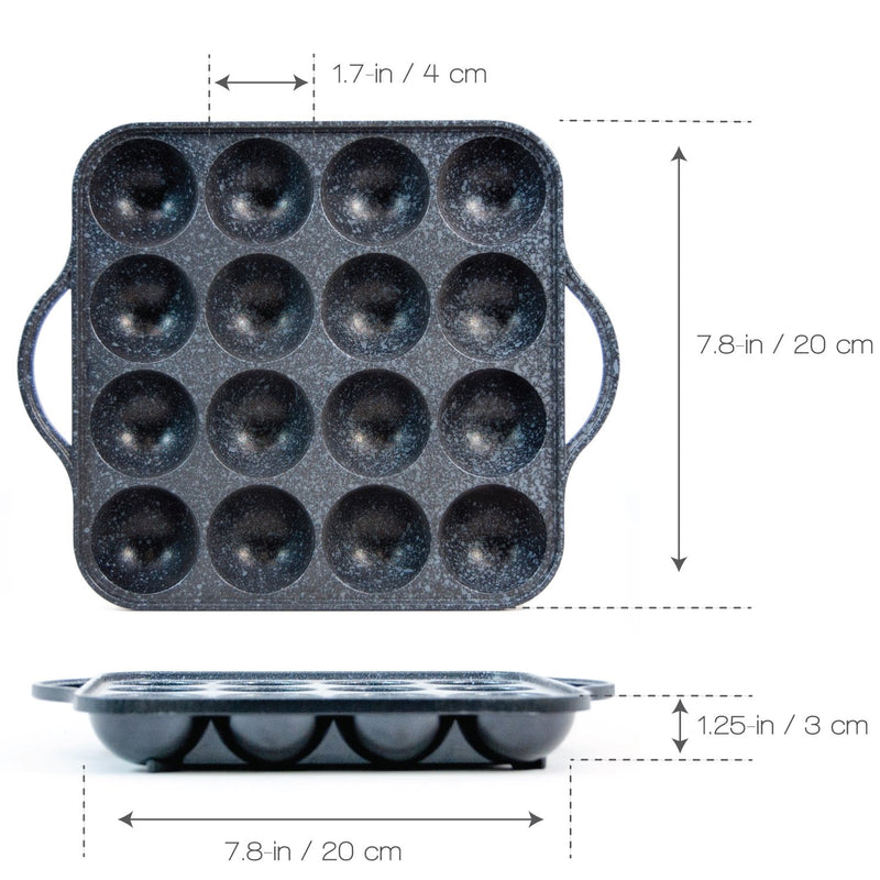 CookKing - TAKOYAKI Nonstick Grill Pan/Cooking Plate, Made in Korea Standard - NewNest Australia