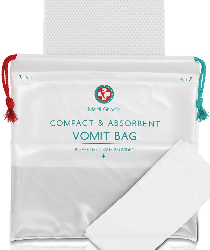 Poop Bags [Pack Of 22] - Leak-Proof And Absorbent Breaking Bags By Medi Grade - Burp Bag - Zero Odor Thanks To Gel Technology - 750 Ml Capacity - Crushing Bag Sealable - NewNest Australia