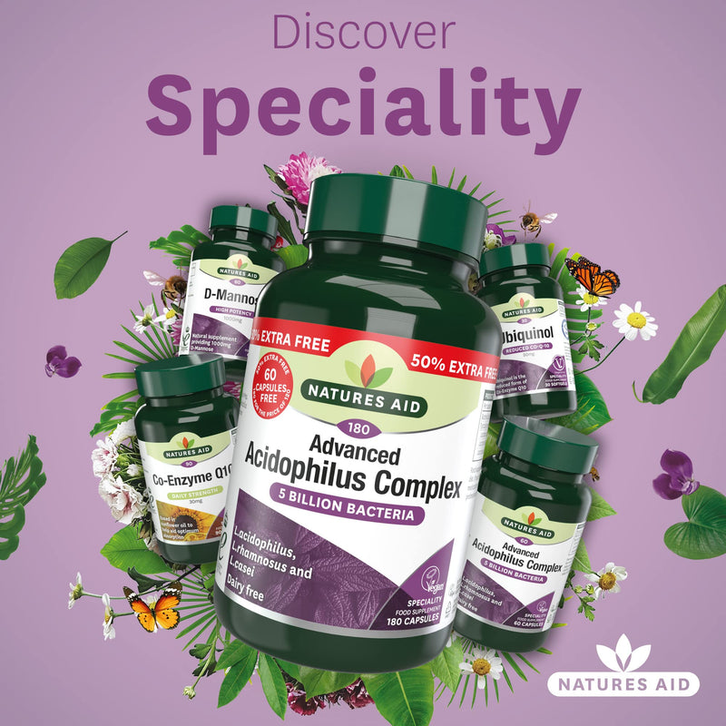 Acidophilus Complex 50mg 180 Capsules - NewNest Australia