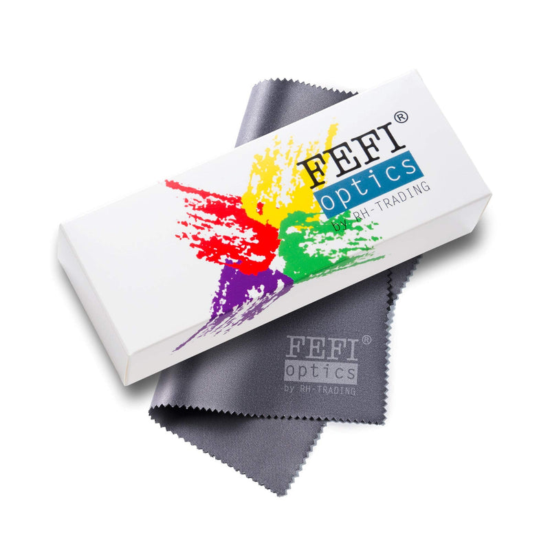 FEFI - Hardcase glasses case with fabric cover made from recycled PET bottles gray - NewNest Australia