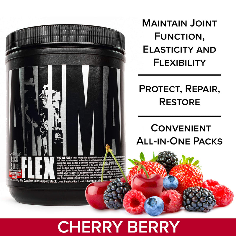 Animal Flex - Complete Joint Supplement Collagen Glucosamine Chondroitin Repair and Restore, Cherry 30 Scoops 30 Servings (Pack of 1) - NewNest Australia