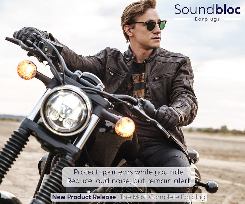 Soundbloc™ Thermo Foam Earplugs - 60 Pairs - 38dB - High Noise Cancelling Ear Plug, Foam Ear Plugs for Sleeping, Travelling, Working, Protection, Motorsports Size M/L Medium - Large - NewNest Australia