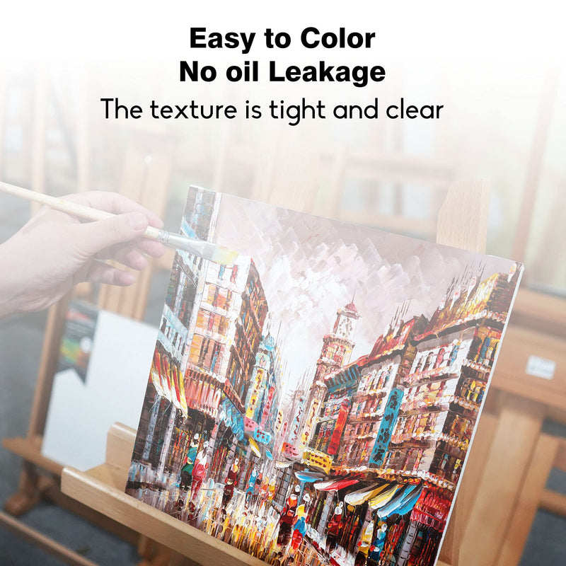 CONDA 4x4 inch Stretched Canvas for Painting, Pack of 12, 100% Cotton, 5/8 Inch Profile Value Bulk Pack for Acrylics, Oils Painting 4x4 inch, 12 Pack - NewNest Australia