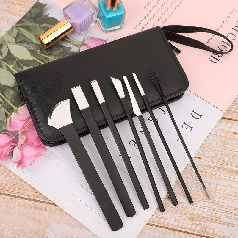 Segbeauty Pedicure Set, 7 Pieces Pedicure Knife Set With Pu Storage Bag, Tools For Ingrown Toenails, Professional Foot Repair Kit With Sharp Blade, Manganese Steel Nail Knife - NewNest Australia