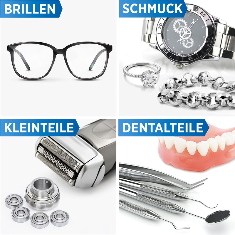 Prinox Ultrasonic Cleaner Concentrate 1030Ml - Extremely Economical - For Glasses, Jewelry, Teeth And Small Parts - For Ultrasound Devices, Ultrasonic Bath 1.03 L (Pack Of 1) - NewNest Australia