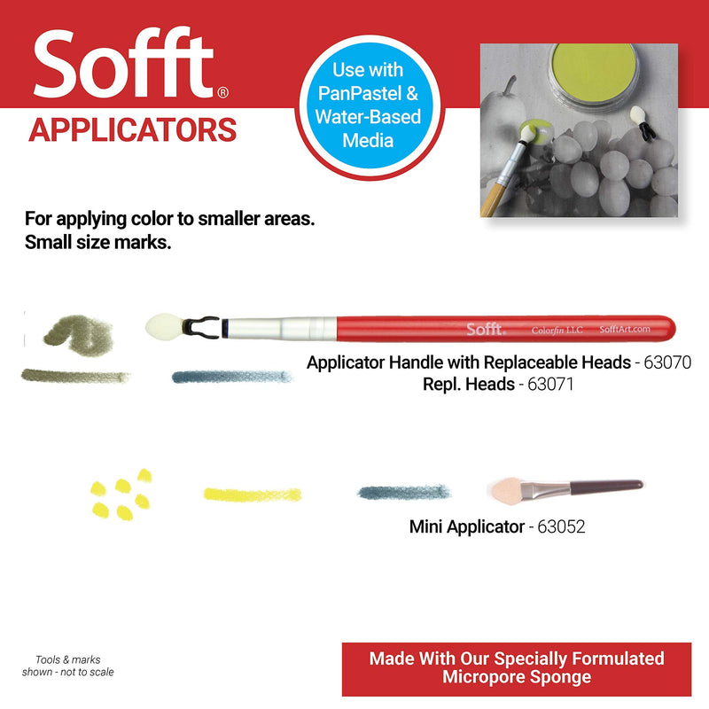 Colorfin Sofft Applicator and 4 Replacement Heads - NewNest Australia