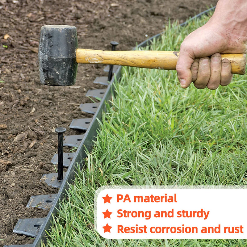 25 Count Plastic Landscape Edging Anchoring Stakes 8-Inch Garden Lawn Yard Landscaping Spikes for Paver Edging, Weed Barrier, Tent, Artificial Turf & More 25 - NewNest Australia