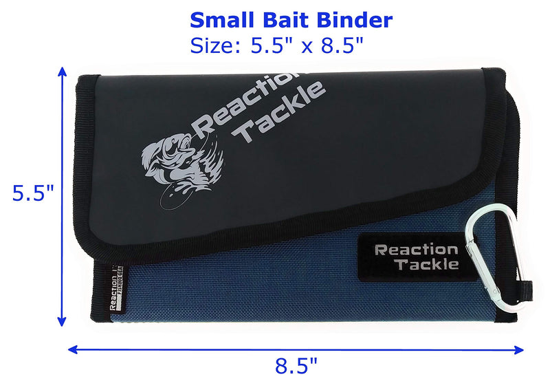 Reaction Tackle Fishing Tackle Bag/Tackle Binder/Soft Bait and Worm Storage Blue- Small Bait Binder - NewNest Australia