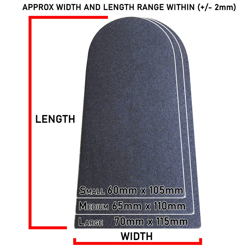 RE-GEN Adhesive Backed EVA Foam Heel Elevator Insole Lift (Twin Pack) Pair - Ideal for Leg Height Discrepancy, Easily Customisable (Small - 10mm Lift) Small - 10mm Lift - NewNest Australia