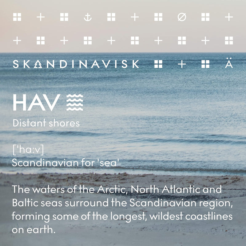 Skandinavisk HAV 'Sea' Organic Hand Cream. Fragrance Notes: Salt Spray and Sea Kelp, Hawthorn and Beach Rose. Vegan formula. 75 ml - NewNest Australia