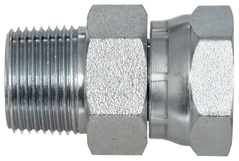 Dixon 1404-12-12 Zinc Plated Steel Hydraulic Pipe Fitting Adapter, 3/4"-14 NPTF Male x 3/4"-14 NPSM Female 3/4" x 3/4" 1 - NewNest Australia