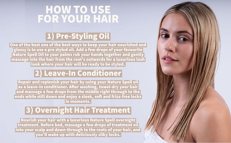 Nature Spell Lavender Oil for Hair & Skin 150ml – Hair Oil for Dandruff and Itchy Scalp, Dandruff Scalp Treatment - Body Oil to Reduce Skin Irritation and Promote Restful Sleep – Made in the UK - NewNest Australia