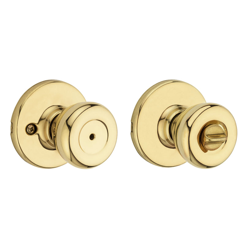 Kwikset 93001-923 Tylo Privacy Bed/Bath Knob In Polished Brass - NewNest Australia