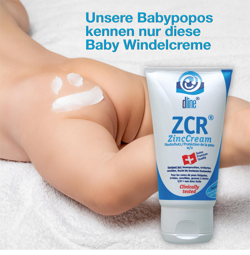 dline ZCR-ZincCream 50ml diaper cream / wound protection cream / intimate care from the care professional | Zinc cream with aloe vera jojoba oil evening primrose oil panthenol shea butter urea | Zinc cream instead of zinc ointment - NewNest Australia