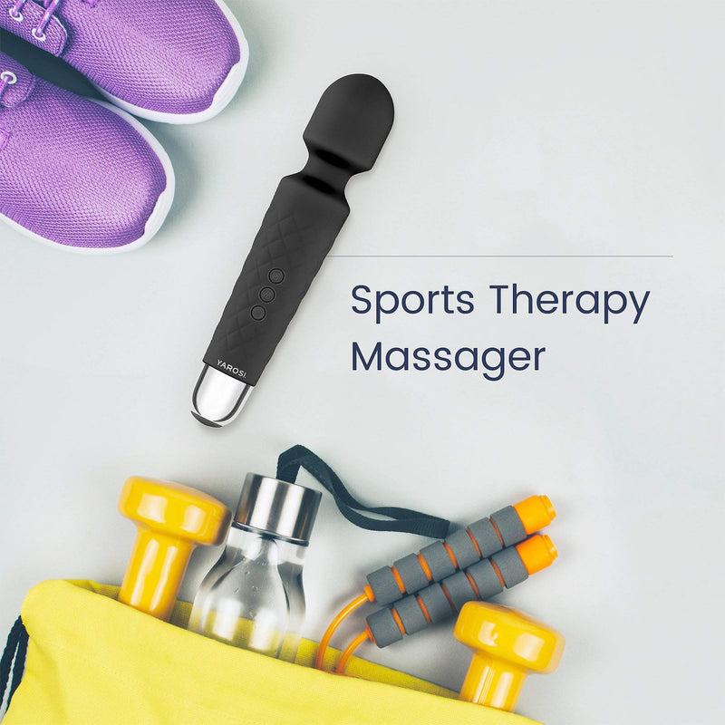 Yarosi Wireless Massager  Strongest Therapeutic Vibration Power  Magical Stress Reliever  Perfect for Muscle Pain and Recovery After Your Exercise Program  Black - NewNest Australia