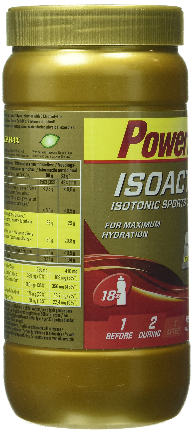 Isotonic Electrolyte Powder With 5 Minerals, Dextrose And Maltodextrin - Refreshing Drink With Sodium, Chloride, Potassium, Magnesium And Calcium - 600G Red Fruit Punch - NewNest Australia