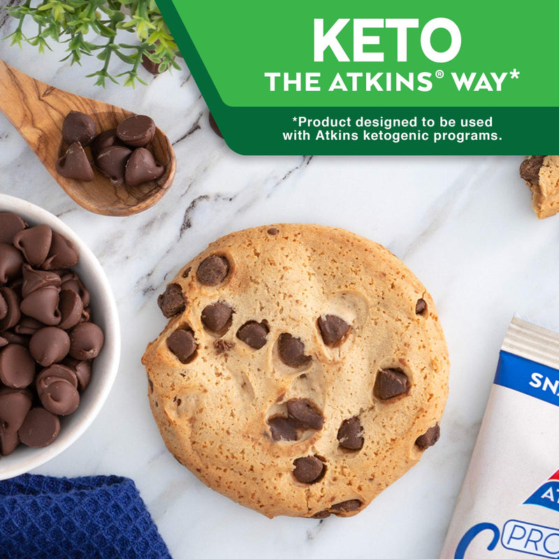 Atkins Protein Cookie Chocolate Chip, 4 Count 1.38 Ounce (Pack of 4) - NewNest Australia