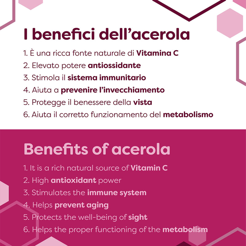 ERBOTECH, Acerola Powder 100g Pack Natural Source of Vitamin C with Antioxidant Properties Vegan - NewNest Australia