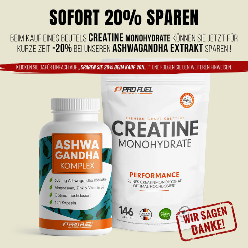 Creatine Monohydrate Powder 500 G - Creatine Monohydrate In Micronized Quality With Optimal High Dose - Pure, No Additives, 100% Vegan - For 146 Applications - NewNest Australia