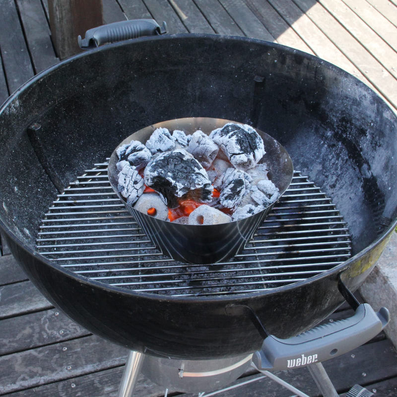 Mydracas BBQ Whirlpool for Weber 22 Kettle Grill Accessories, Stainless Steel Whirlpool Charcoal Grill Accessories Fit Weber Kettle WSM Smoker,L&XL Big Green Egg Grills,Kamado Joe Big Joe Regular - NewNest Australia