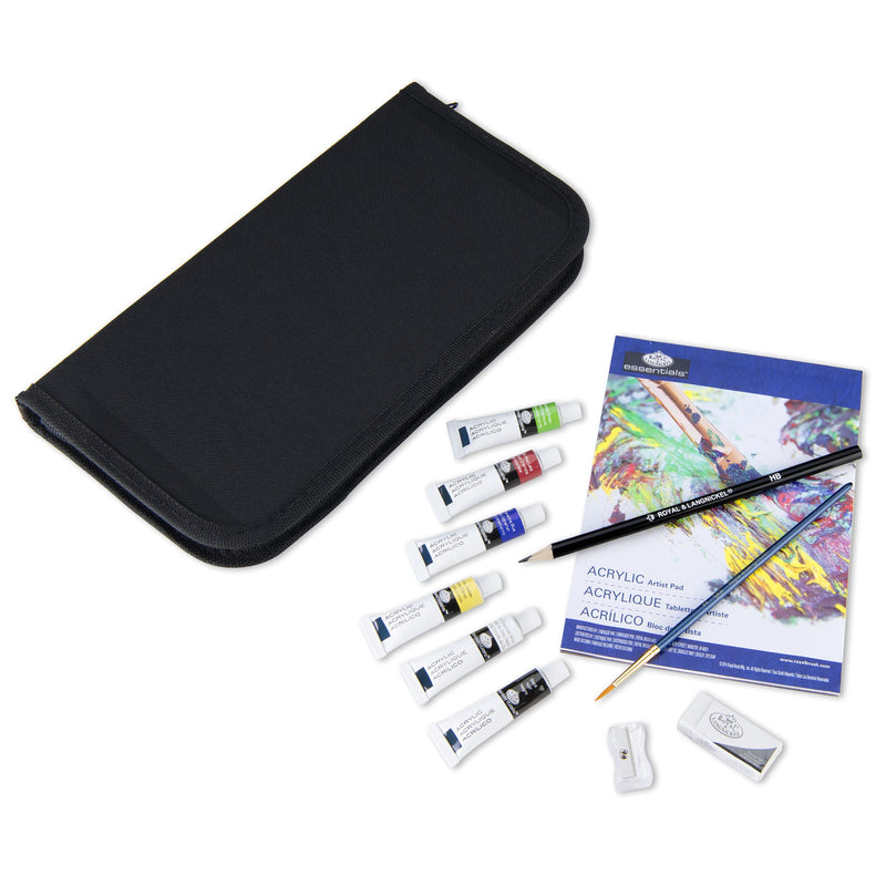 Royal & Langnickel Acrylic Paint Essentials Keep N' Carry Set - NewNest Australia