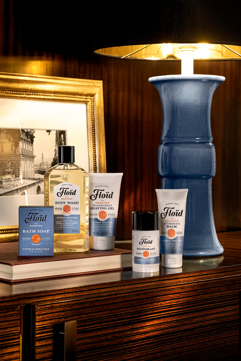 Flo√Ød Citrus Specter Aftershave Balm (100 Ml), Soothing After Shave Balm For Men With Allantoin, Glycerin And Aloe Juice Moisturises, Protects And Regenerates The Skin - NewNest Australia