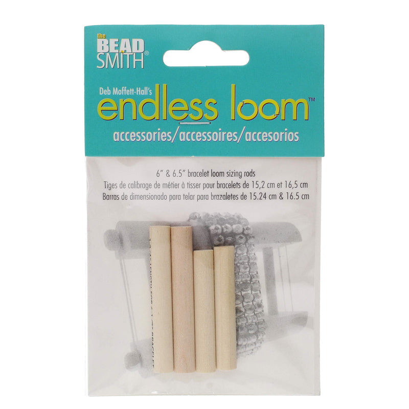 The Beadsmith Endless Loom Rod Set Accessory Pack by Deb Moffatt Hall, for 6 and 6.5" Bracelet, for Making Jewelry and Beading Bracelets - NewNest Australia