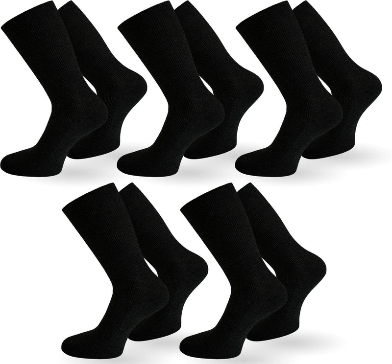 normani 10 pairs of diabetic men's socks without rubber colored cotton/black 43-46 - NewNest Australia