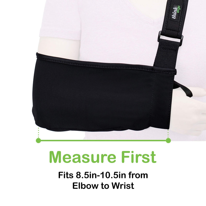 Think Ergo Arm Sling Sport - Lightweight, Breathable, Ergonomically Designed Medical Sling for Broken & Fractured Bones - Adjustable Arm, Shoulder & Rotator Cuff Support (Small/Youth) Small/Youth - NewNest Australia