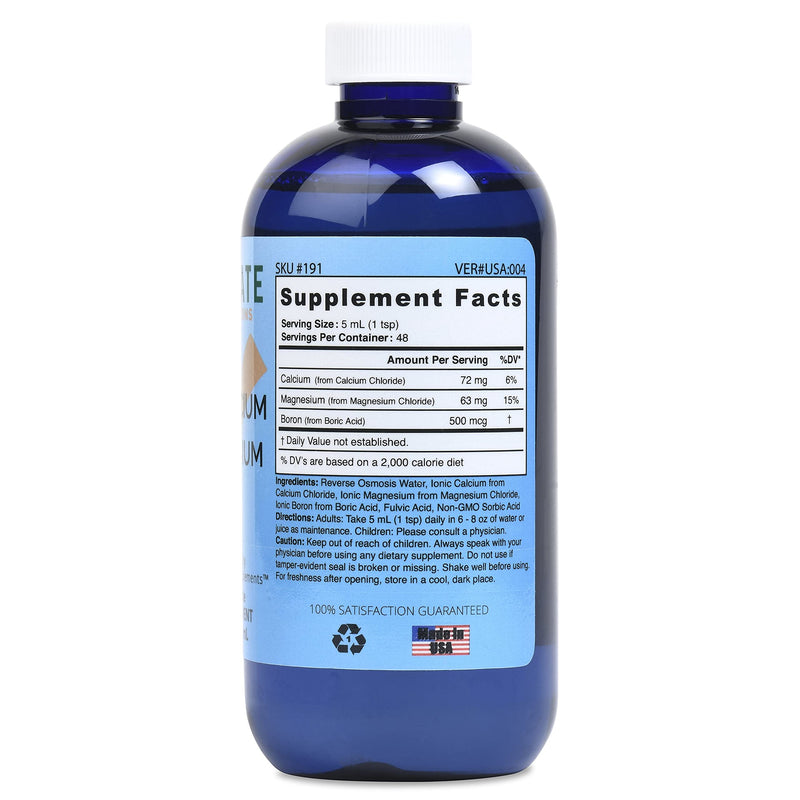 Good State | Ionic Calcium & Magnesium | Natural | Nano Sized Mineral Technology | Professional Grade | Supports Healthy Absorption of Minerals Levels | 48 Servings | 8 Fl oz Bottle - NewNest Australia