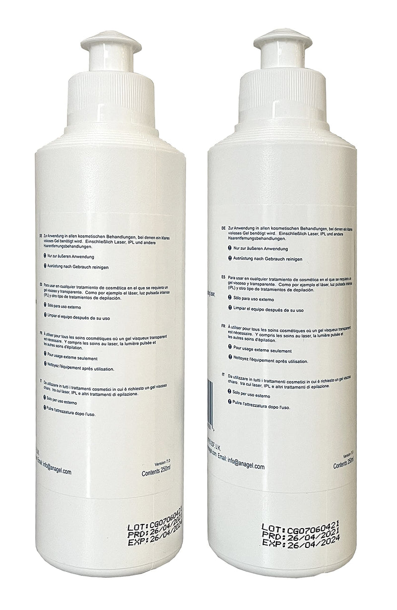 Anagel Cosmetic IPL/Laser Gel (2 x 250 ML) - NewNest Australia