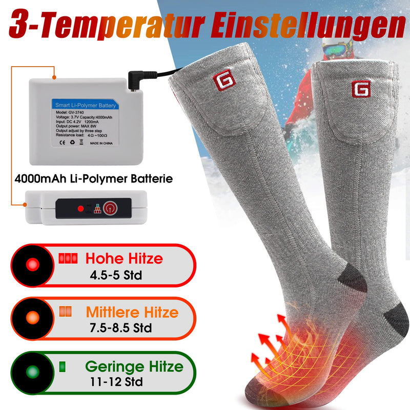 Svpro Rechargeable Electric Heated Socks, Battery-Operated, Comfortable Thermal Socks, Cold Protection, Sports, Outdoor, Camping, Hiking, Warm Winter Socks For Men And Women - NewNest Australia