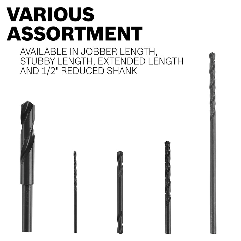 Bosch BL2739 3/16 In. x 12 In. Extra Length Aircraft Black Oxide Drill Bit 1 - NewNest Australia