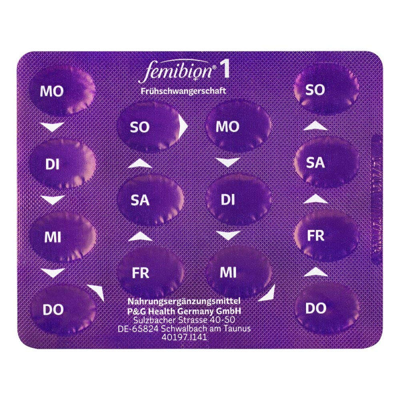 Femibion 1 desire to have children + early pregnancy.o.iodine tablets 60 pieces - NewNest Australia