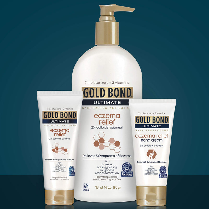Gold Bond Hand Cream for Eczema Relief 3 oz., Skin Protectant Cream With 2% Colloidal Oatmeal - NewNest Australia