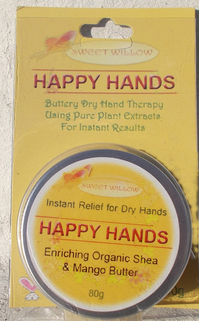 Sweet Willow®Happy Hands Organic Shea Butter Penetrating Dry Hand Therapy Protecting And Nourishing Dry Cracked Hands - NewNest Australia